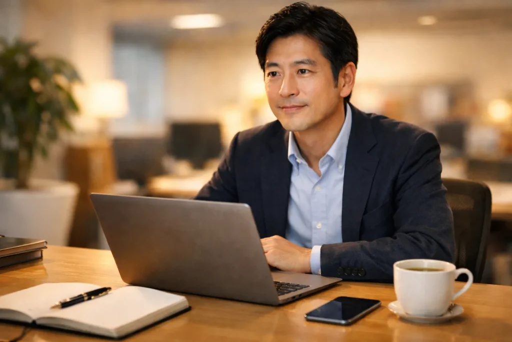 AIを使いこなす事務職になるために行動を始めるイメージ