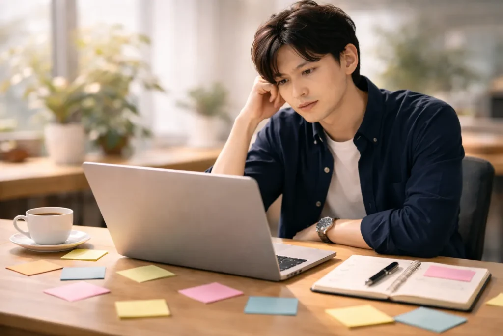 AIタスク管理でよくある失敗パターンのイメージ