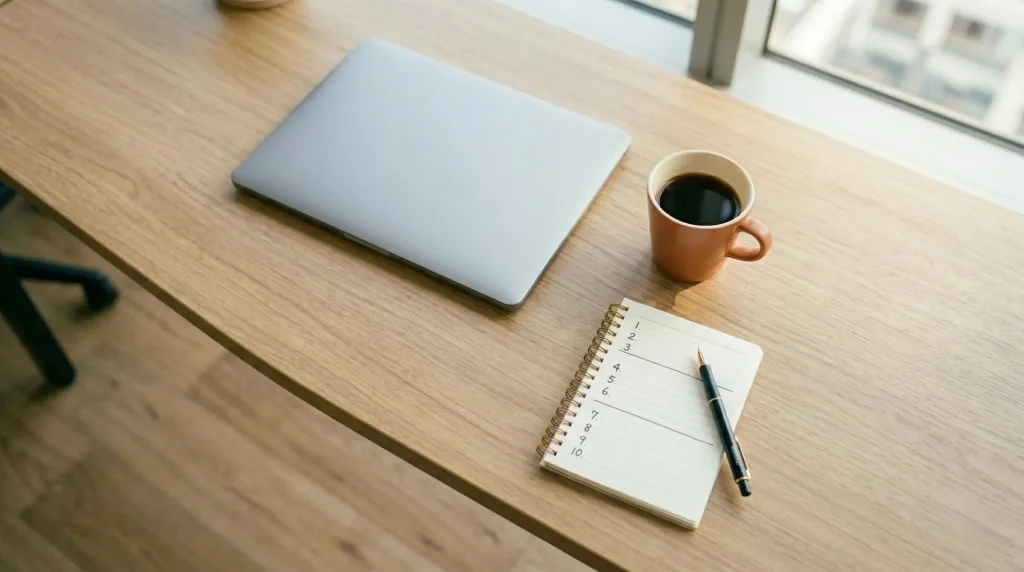 Perplexityで使える質問テンプレートを準備しているイメージ