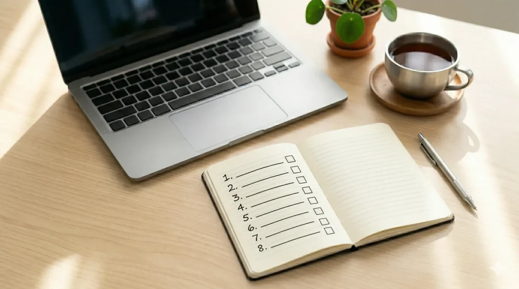 ビジネスメール用途別のプロンプトテンプレートを準備しているイメージ