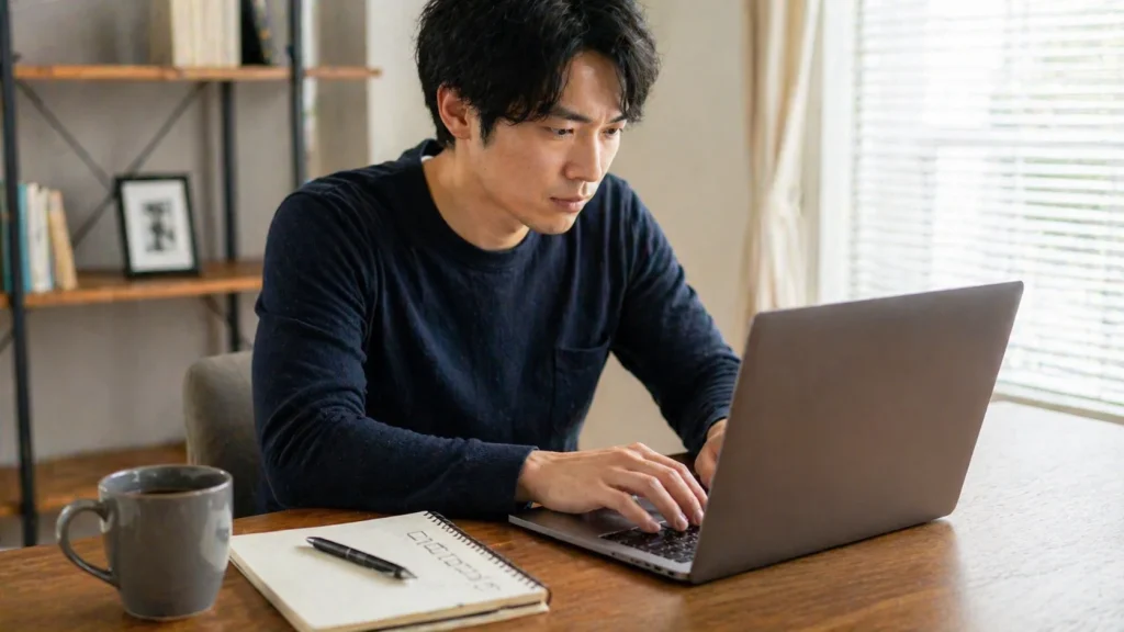 AIブログの改善アクションを今すぐ実行しているイメージ