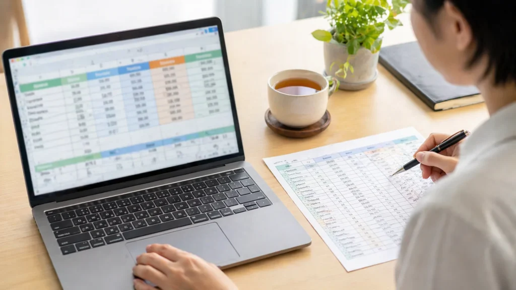AIが出した関数をテストデータで確認しているイメージ
