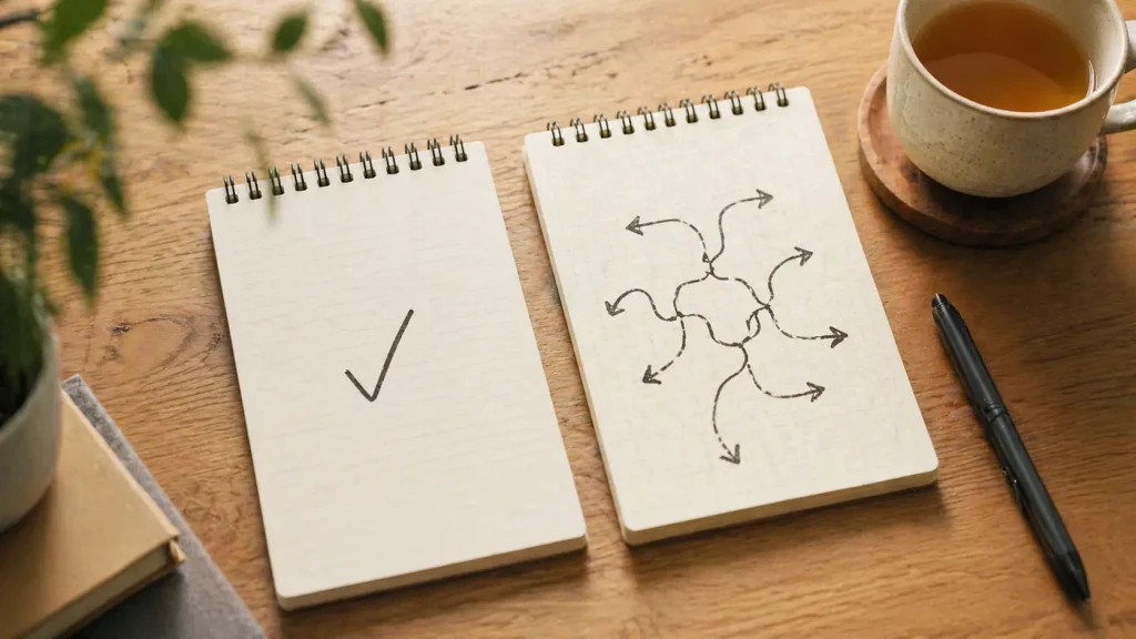 ChatGPTとAIエージェントの違いを図解で比較しているイメージ