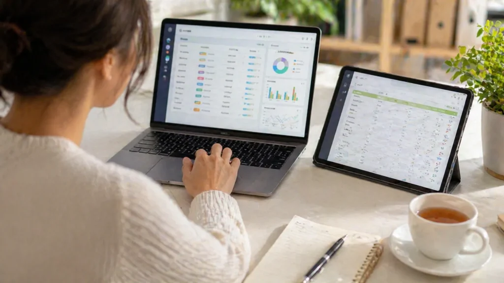 ChatGPTで分類した経費を会計ソフトに入力するワークフローのイメージ