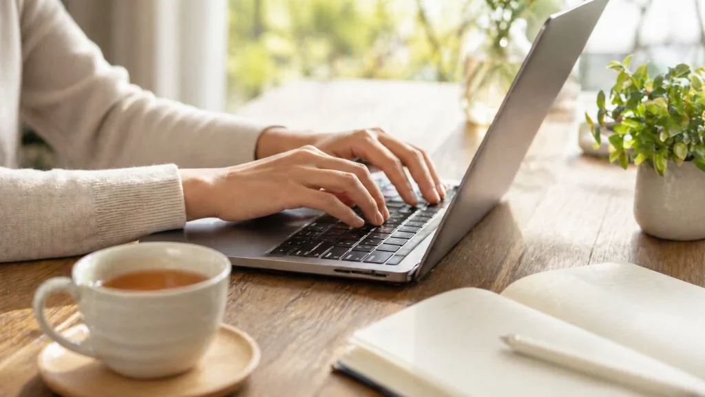 有料版の制限なしの環境でストレスフリーに作業しているイメージ