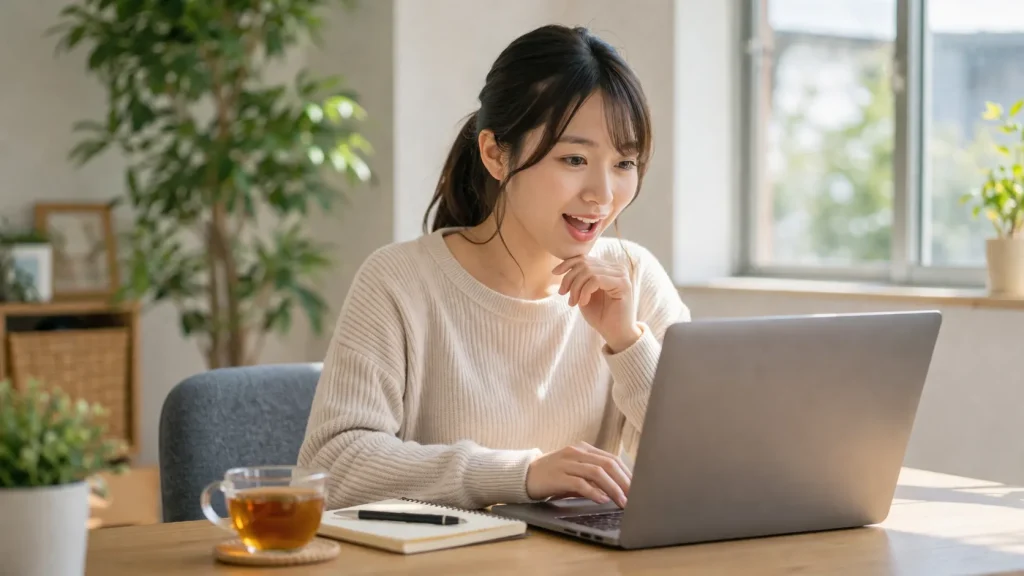 ChatGPT無料版の機能に満足しているイメージ