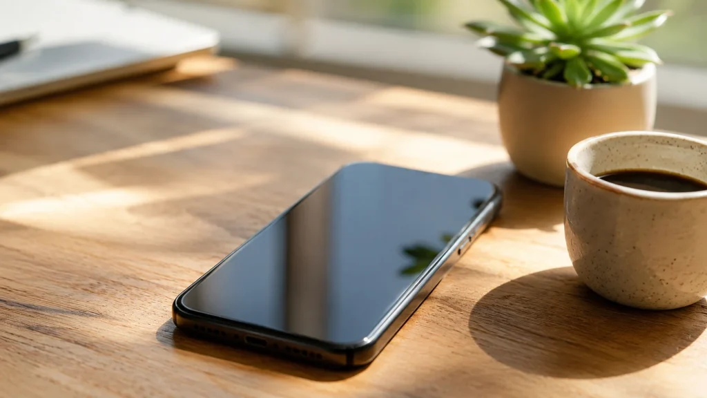 スマホで気軽にメール返信するイメージ